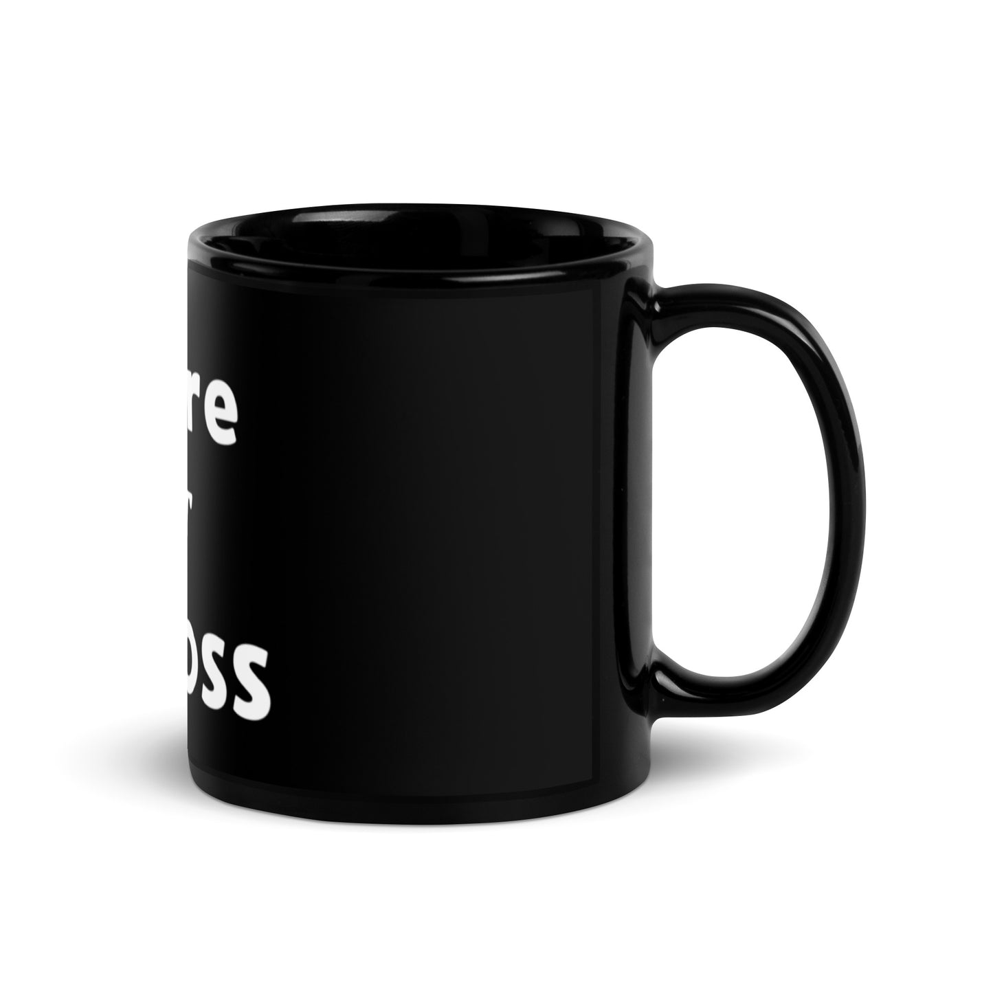 Black Glossy Mug cups