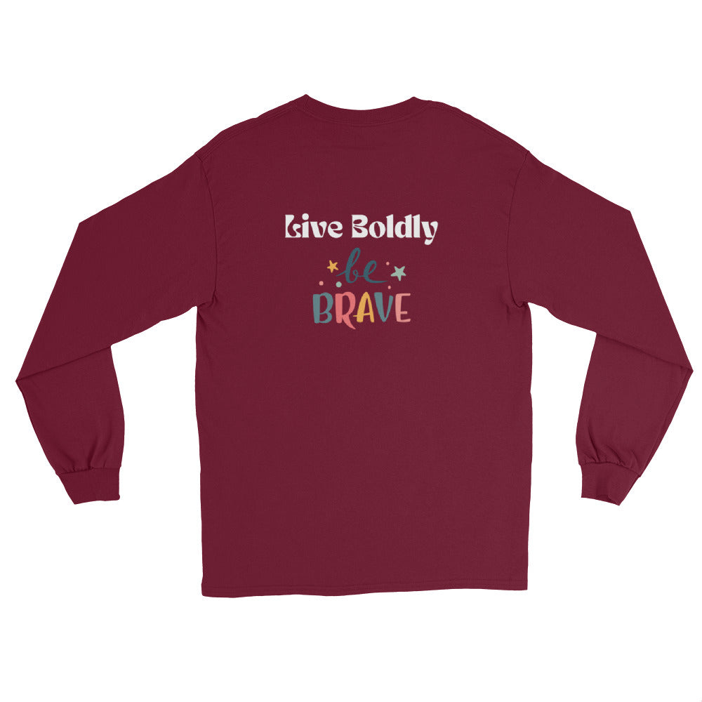 Men’s Long Sleeve Shirt-be bold adult