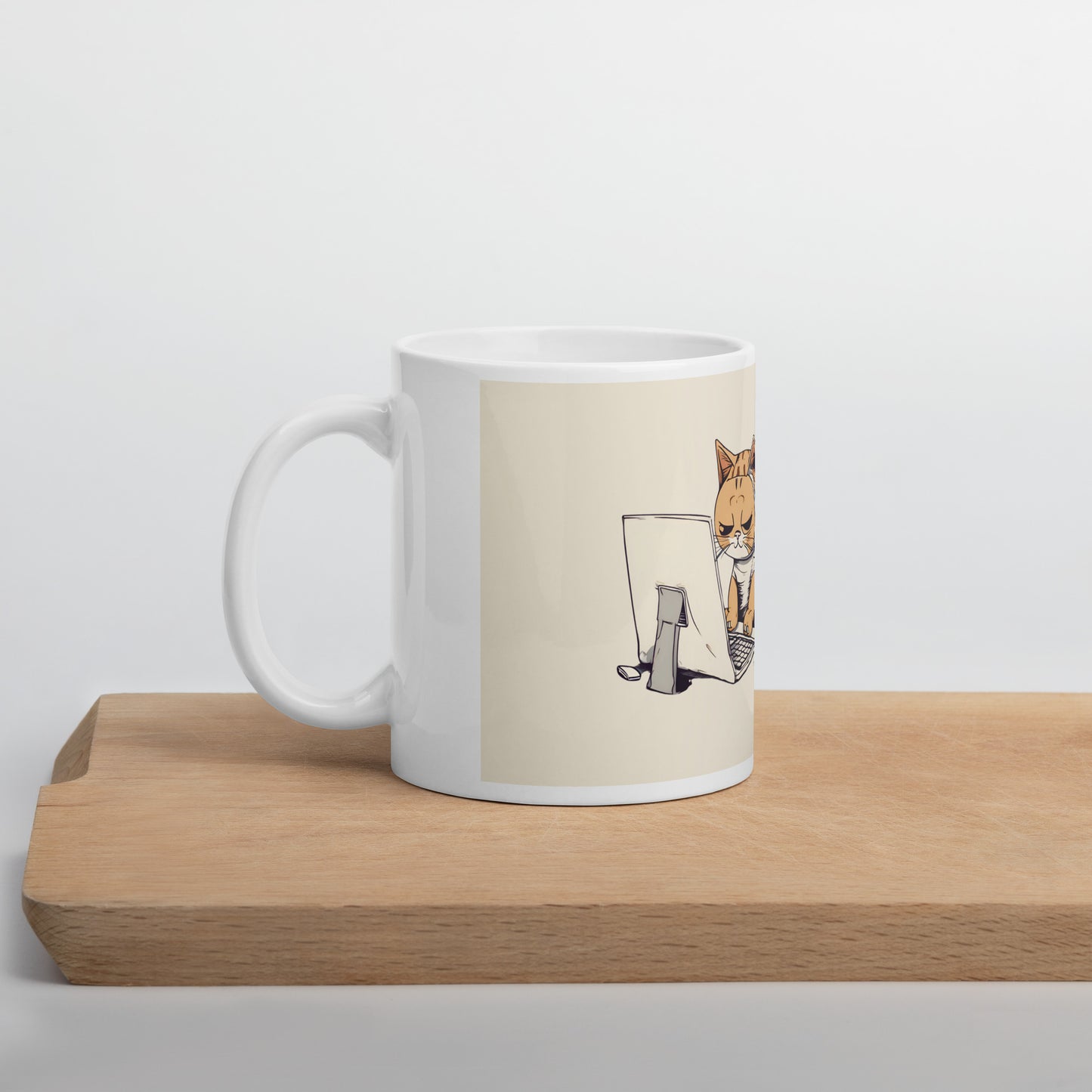 White glossy mug ADULT KIDS